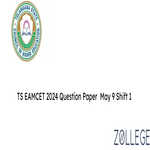 TS EAMCET 2024 Question Paper May 9 Shift 1 Engineering